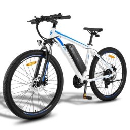 Bicicleta Eléctrica Fafrees F28 Mt 250w 27,5" Disco Blanco-Azul