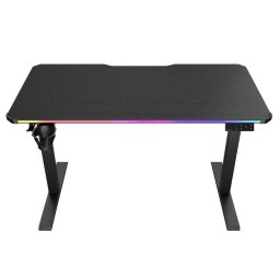 Mesa Gaming Cougar 120 cm Fibra de carbono Mate LED Multicolor