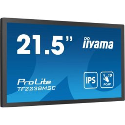 Monitor Iiyama TF2238MSC-B1 21,5" FullHD IPS Táctil 10 puntos Altavoces USB HDMI VESA 5ms
