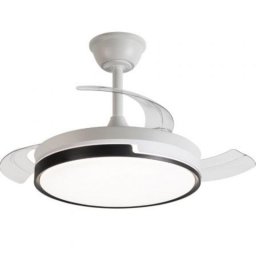 Daewoo DW5005 Ventilador de Techo Luz LED 91cm 3 Aspas Retráctiles 6 Velocidades WiFi
