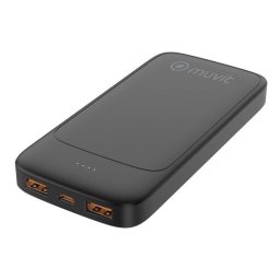 Power Bank Muvit NP57P 10000 mAh carga rápida PD20W USB-C y USB-A negra
