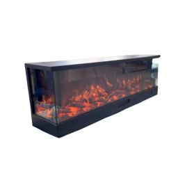 Chimenea Eléctrica Sined Merano-108 1500W Suelo Mando Temporizador
