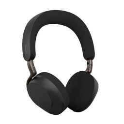 Auriculares inalámbricos Jabra Evolve3 75 con Bluetooth, Cancelación de Ruido, carga rápida, micrófono con IA, negros, diseño ligero