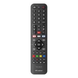 Mando a distancia Meliconi 808045 TV IR inalámbrico Botones Negro