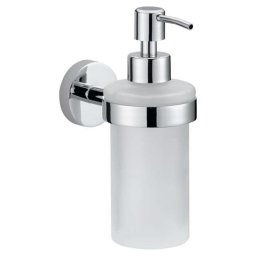 Dispensador de jabón Tesa Smooz Pared 0.2 L Metal Plata Blanco