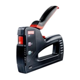 Grapadora Neumática Novus J-17 Negro y Rojo 420 g