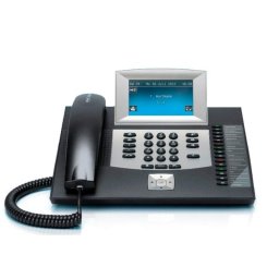Teléfono analógico Auerswald COMfortel 2600 Altavoz 1600 entradas Identificador Negro