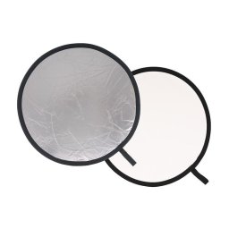 Reflector Lastolite Plateado/blanco. Diámetro: 75 Cm.