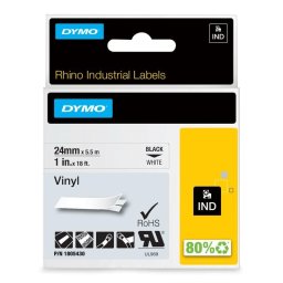 Cinta para impresoras de etiquetas DYMO Rhino vinilo 24 mm x 5,5 m resistente