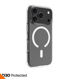 Funda para móvil Dbramante1928 Iceland Ultra D3O MS Cover Plástico Transparente para iPhone 17 Pro