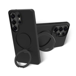 Funda para móvil Dbramante1928 Iceland Ultra D3O MAG Kick Cover plástico negro soporte para Galaxy S26 Ultra