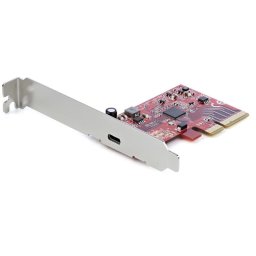 Tarjeta de Red Startech ASM3242 PCIe 3.0 x4 USB-C 3.2 Gen 2x2 20Gbps Rojo