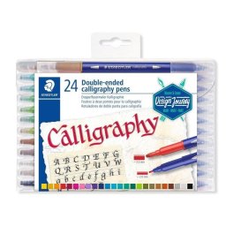 Rotuladores Staedtler Design Journey Doble Punta 24 Unidades Multicolor