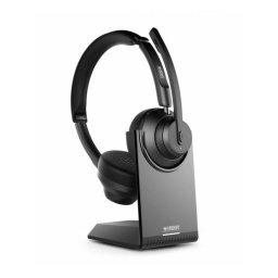 Auriculares Urban Factory MOVEE PRO inalámbricos Bluetooth Gaming con Cancelación de Ruido y micrófono Negro