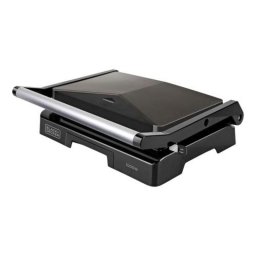 Plancha Grill Black & Decker 1000W 2 Placas Antiadherente 180º