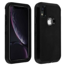 Avizar Funda Bumper Negra para iPhone XR