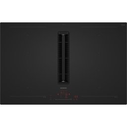 SIEMENS Campana encimera Inducción EX81AHL26E. . Negro. Ancho 80 cm. 4 zonas. entre 600 y 800 m³ hora Clase B