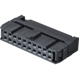 FREI PFL 20 - Conector hembra de montaje en poste, 20 pines, con protecci&oacu