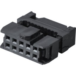 FREI PFL 10 - Conector hembra de montaje en poste, 10 pines, con protecci&oacu