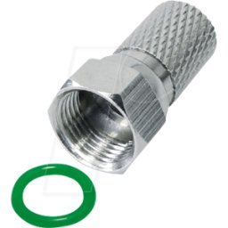 MAXTRACK MATR FFL0ADL - Twist-on F-plug, para cable de antena de Ø 7,2 mm