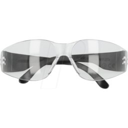 DELOCK 90559 - Gafas de seguridad, con patillas, ligeras, transparentes, en166: