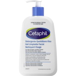 Cetaphil Gel limpiador facial para pieles sensibles, mixtas y grasas 236mL