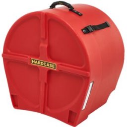 Hardcase 18" F.Tom Case F.Lined Red Rojo