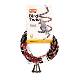 Espiral de cuerda para pájaros - 70 cm x 24 mm (L x Diám)