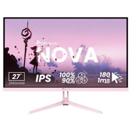 Monitor Arozzi Nova 27" Quad HD 180Hz IPS 1ms Altavoces Rosa