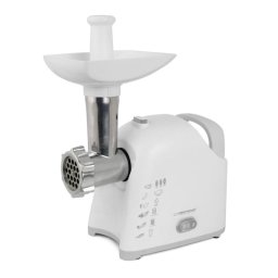 Picadora de Carne Esperanza EKM033 2200W Blanco Acero Inoxidable Base Antideslizante