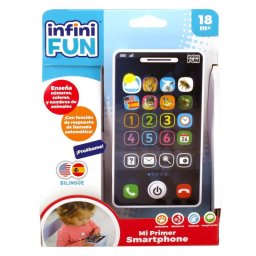 Juguete educativo InfiniFUN Mi Primer Smartphone multicolor con sonidos y luces