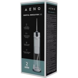 Irrigador dental Aeno DI3 inalámbrico 5 modos 240 ml UV desinfección