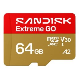 Tarjeta MicroSD SanDisk Extreme GO 64 GB UHS-I 170 MB/s U3 V30 A2
