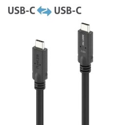 Cable USB-C a USB-C PureLink PI6600-050 5 m USB 3.2 Gen 1 10 Gbit/s Negro