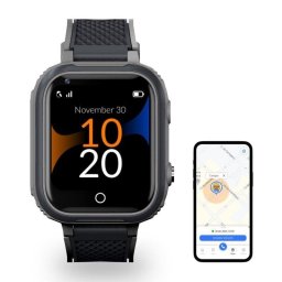 Robin K1 GPS SIM Preactivada Pantalla Táctil Color Negro Batería 3 días