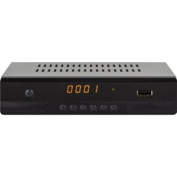 Descodificador Megasat HD 6000 DS Full HD DVB-S2 Cable Negro