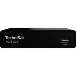 Descodificador TechniSat HD-T 225 Terrestre HD DVB-T/T2 H.265 HEVC Negro