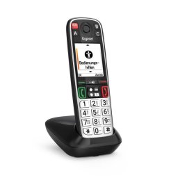 Teléfono Gigaset EASY 500 DECT/Analógico Inalámbrico Negro/Plata