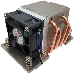 Refrigeración Aire Inter-Tech Socket SP3 TR4 60mm A-26 Negro Plata Alta RPM