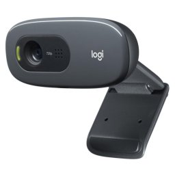 Cámara web Logitech 960-000584 3 MP 720p USB Gris