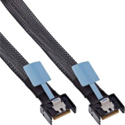 Cable SAS InLine 27662A 0,5 m MCIO x4 a MCIO x4
