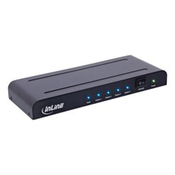 Conmutador de Vídeo InLine 65010K HDMI 4x 4K Ultra HD