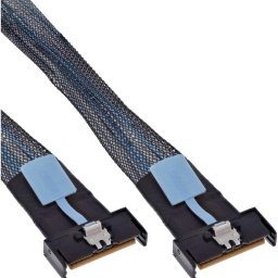 Cable SAS InLine 27661B 0,75 m MCIO x8 a MCIO x8
