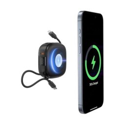 Batería Externa Charmast W1205 MagCore 10.000 mAh Magnética 3 en 1 Carga Rápida
