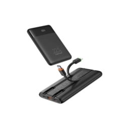 Power Bank Charmast W1202 10.000 mAh 22.5W Ultra Slim con cables integrados
