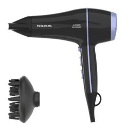 Secador de Pelo Iónico Taurus 2200W 6 Temperaturas 6 Velocidades con Difusor y Concentrador Negro