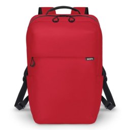 Mochila Dicota Commuter 16" Roja Poliéster rPET Compartimento Portátil