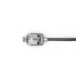 Cable antirrobo Compulocks CL15 Llave redonda Negro Plata