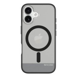 Funda para móvil Incase INPH190401-BLK Cover policarbonato negro translúcido para iPhone 16