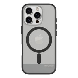 Funda para móvil Incase INPH190402-BLK Cover policarbonato y TPU negra translúcida para iPhone 16 Pro